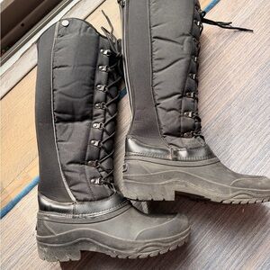 Ovation Tall Winter Riding Boots – Size 39 – Black – Worn Once